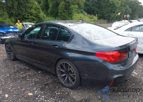 2019 BMW M5 Competition из США, поврежденный, VIN WBSJF0C54KB447344